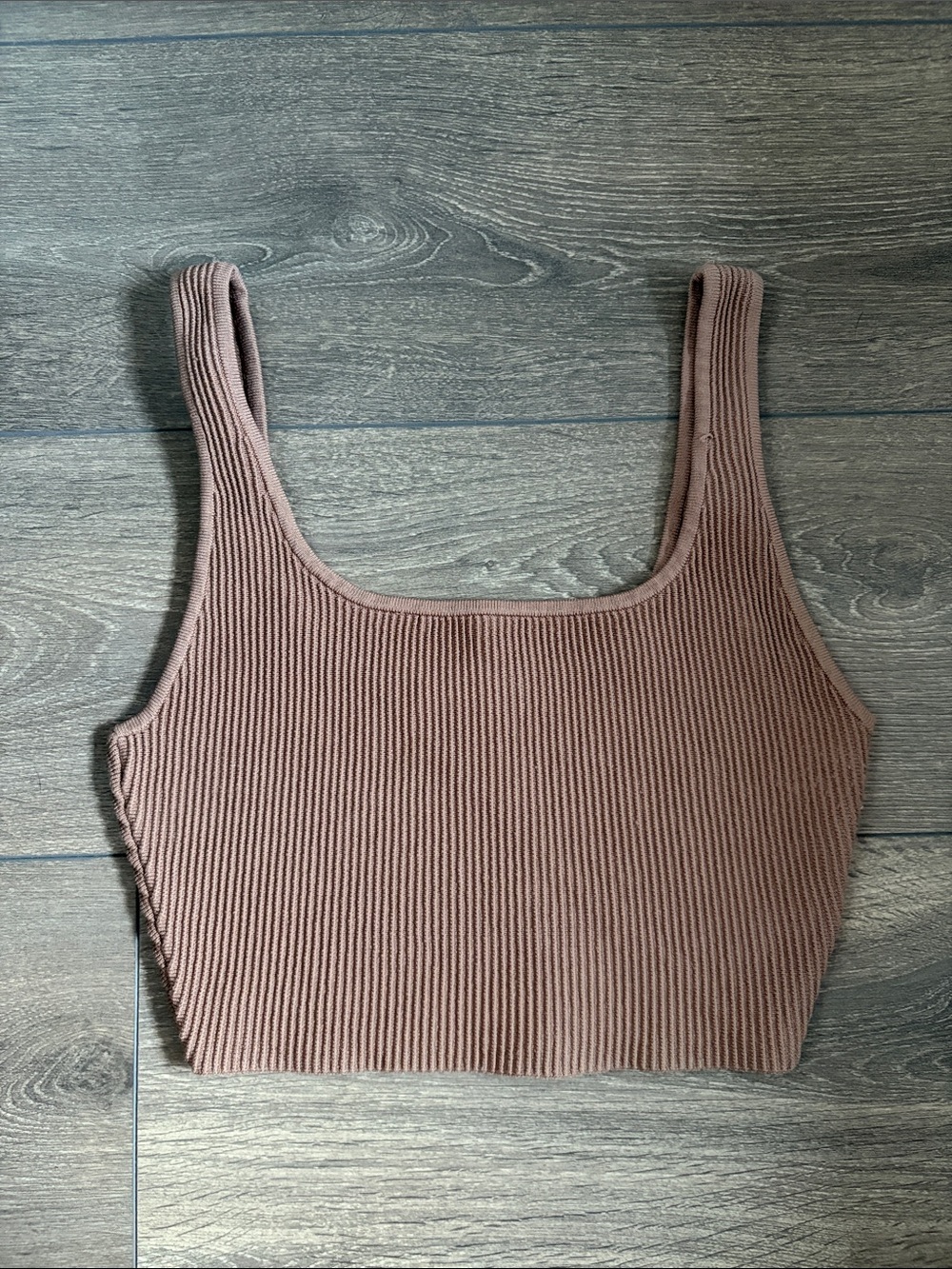 Aritzia Babaton Sculpt Knit Squareneck Cropped Tank | Toasty